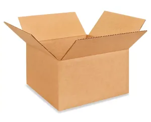 10 x 10 x 6" Lightweight 32 ECT Corrugated Boxes