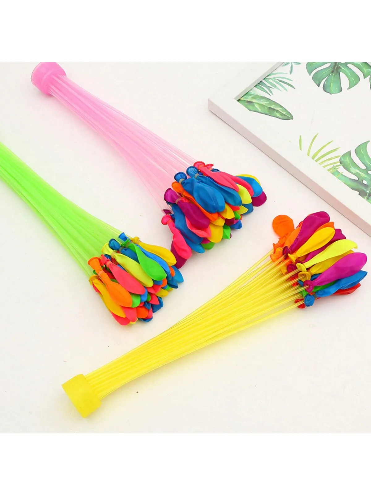 111pcs Water Balloons, Quick Fill Balloon Summer Outdoor Water Game Toys For Parent-Child, Water Fight (Aluminum Pack)