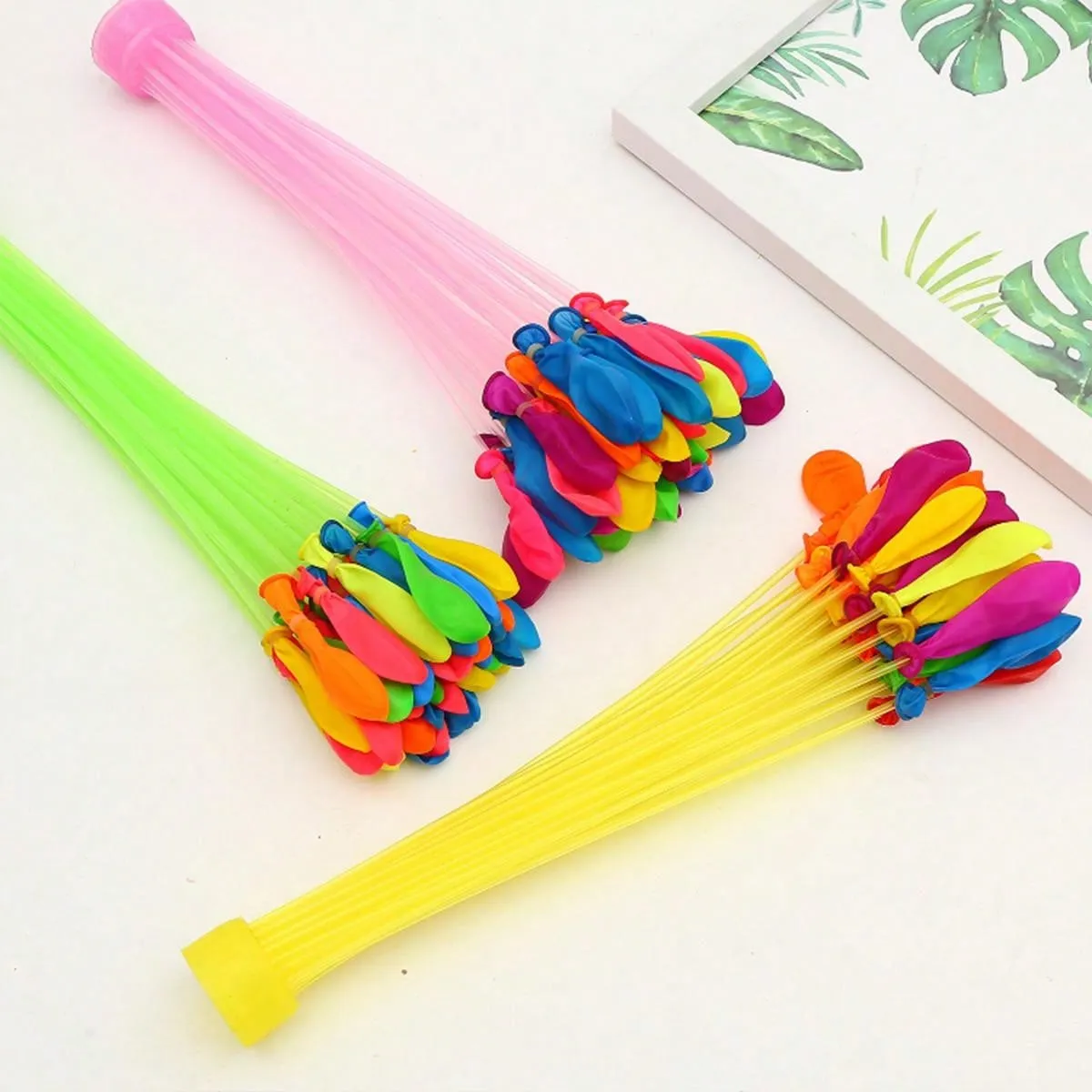 111pcs Water Balloons, Quick Fill Balloon Summer Outdoor Water Game Toys For Parent-Child, Water Fight (Aluminum Pack)