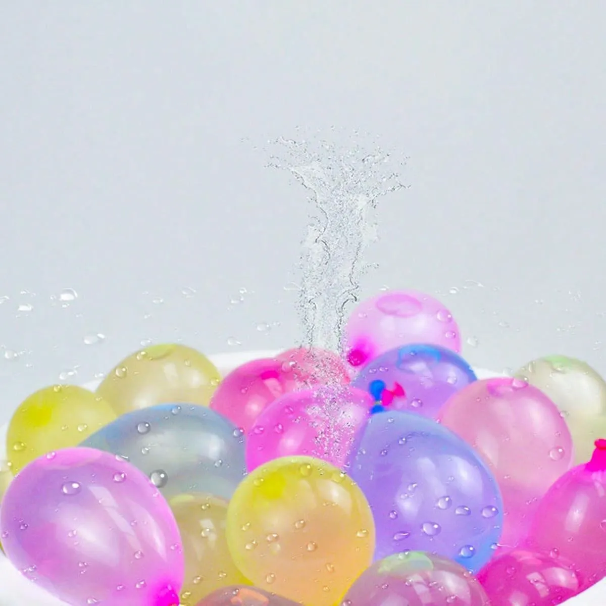 111pcs Water Balloons, Quick Fill Balloon Summer Outdoor Water Game Toys For Parent-Child, Water Fight (Aluminum Pack)