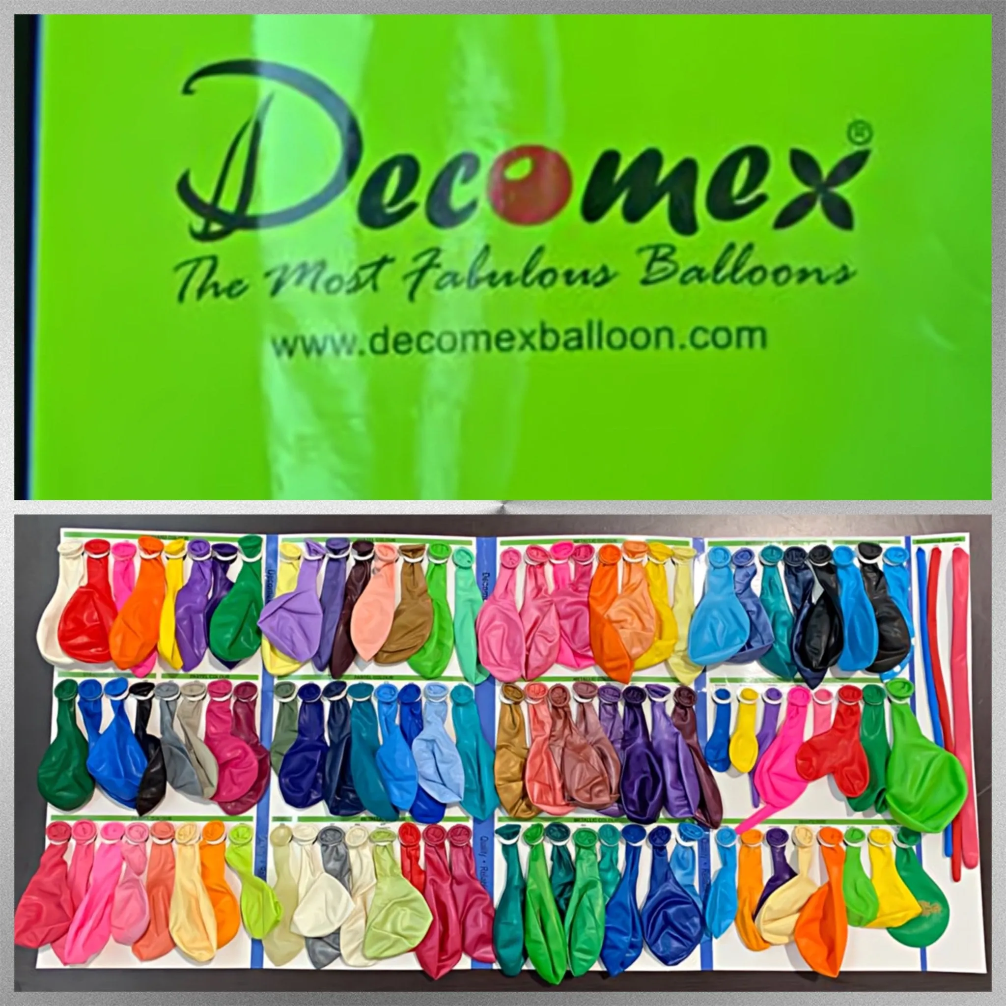 12" Decomex Latex Balloon Solid Color Blue