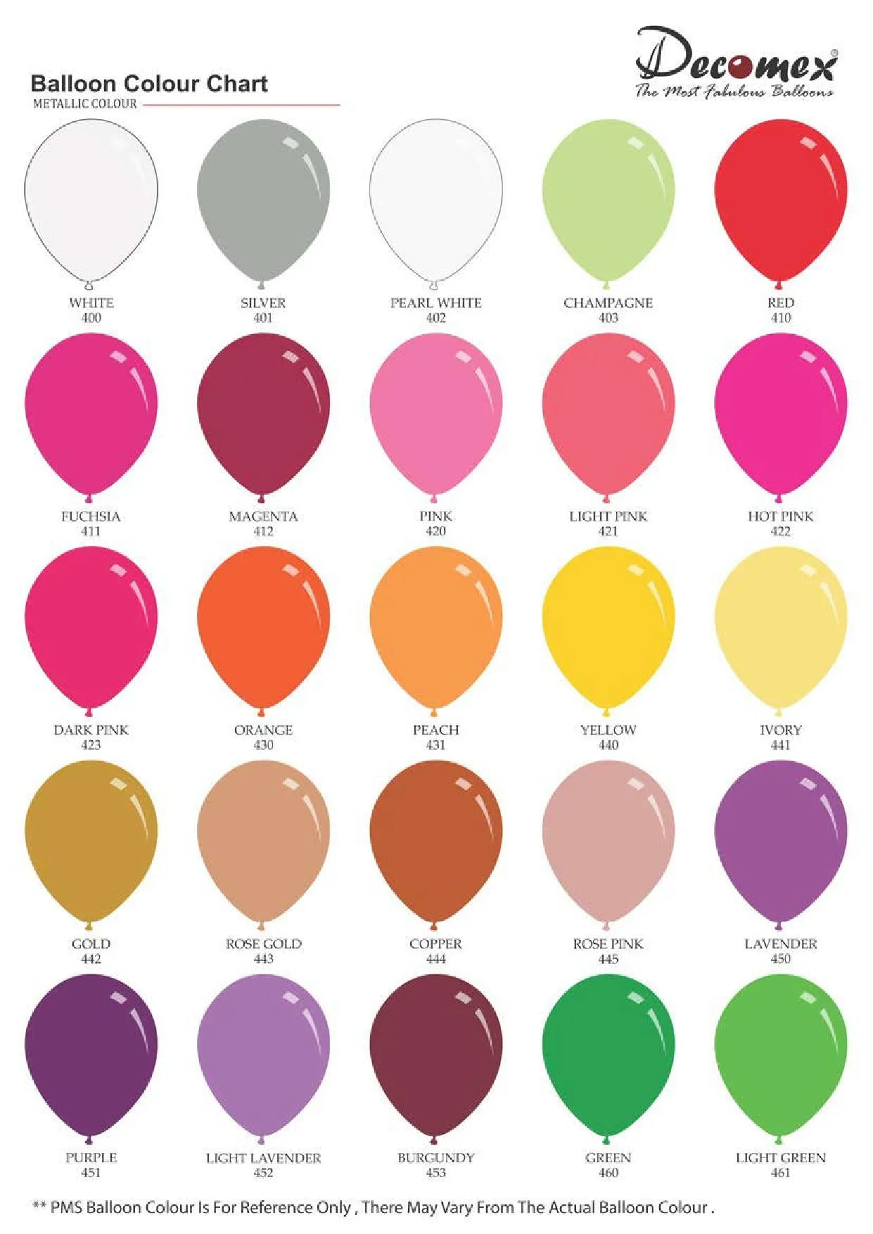 12" Decomex Latex Balloon Solid Color Blue