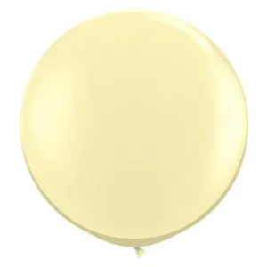 36" Round Balloon, Ivory