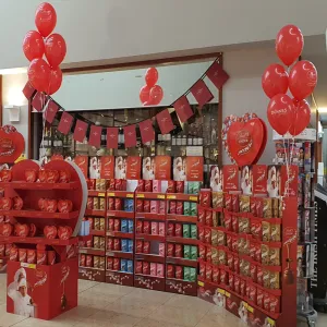 50 x balloons printed and helium filled