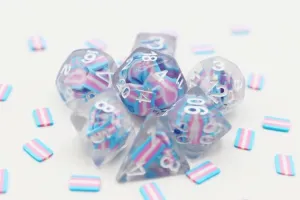 7ct Pride Transgender Dice