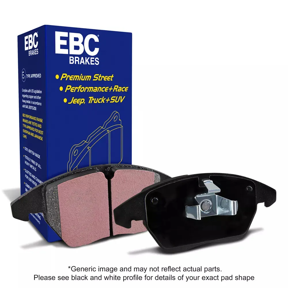 Abarth 124 Spider EBC Brake Pads and Discs Kit for Brembo Calliper