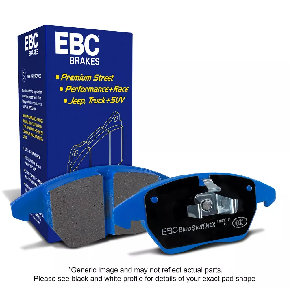 Abarth 124 Spider EBC Brake Pads and Discs Kit for Brembo Calliper