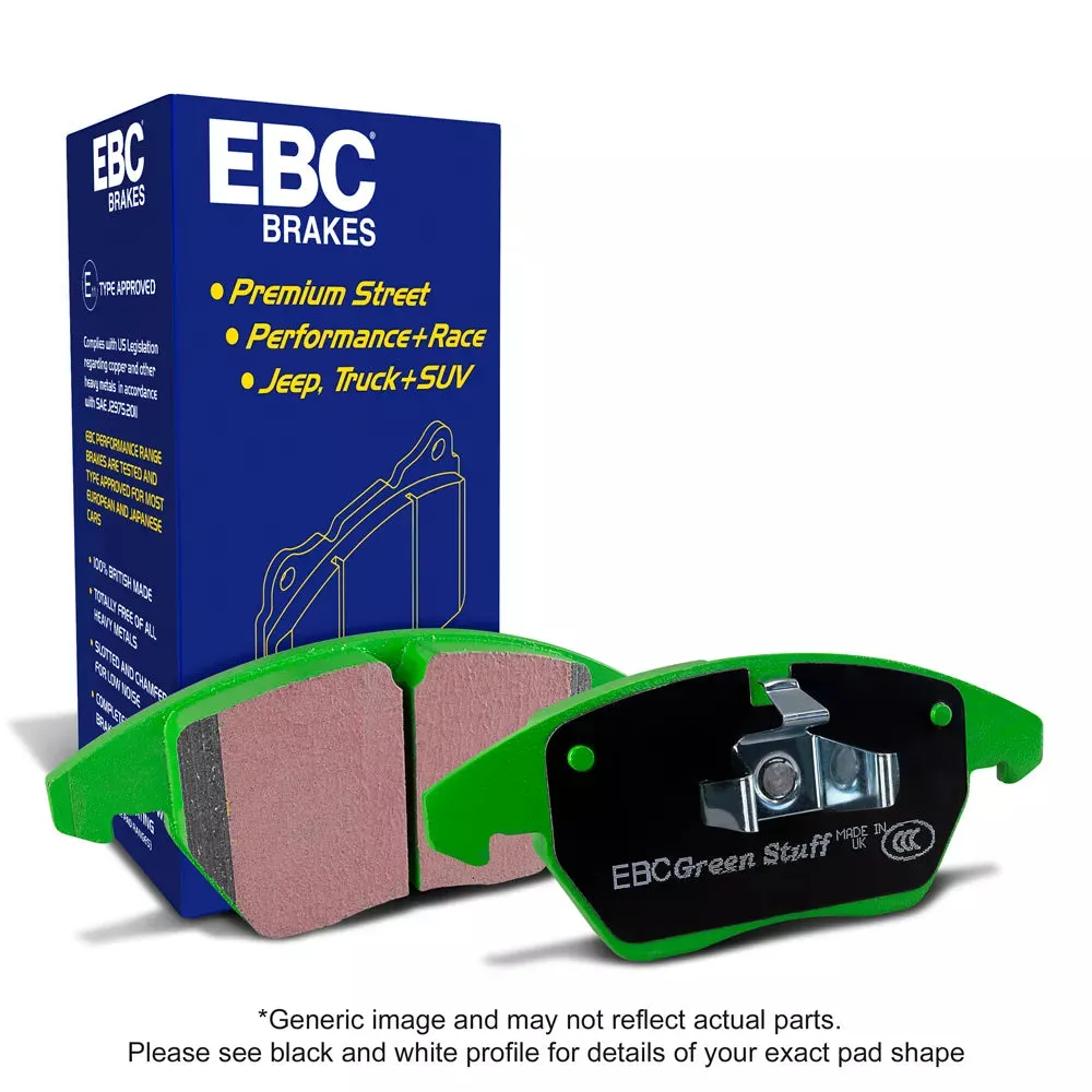 Abarth 124 Spider EBC Brake Pads and Discs Kit for Brembo Calliper