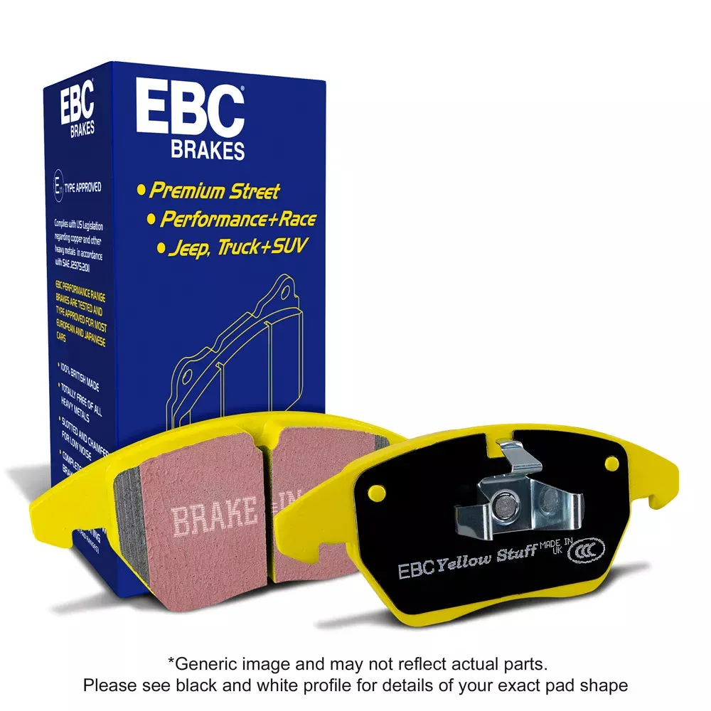 Abarth 124 Spider EBC Brake Pads and Discs Kit for Brembo Calliper
