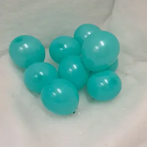 Aqua Balloons - E34 bag of 100 x 5" Eire Pastel Aqua balloons