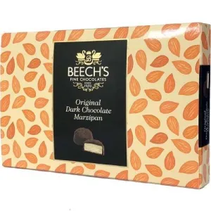 Beechs Dark Chocolate Marzipan 150g Gift Box - 6 Count