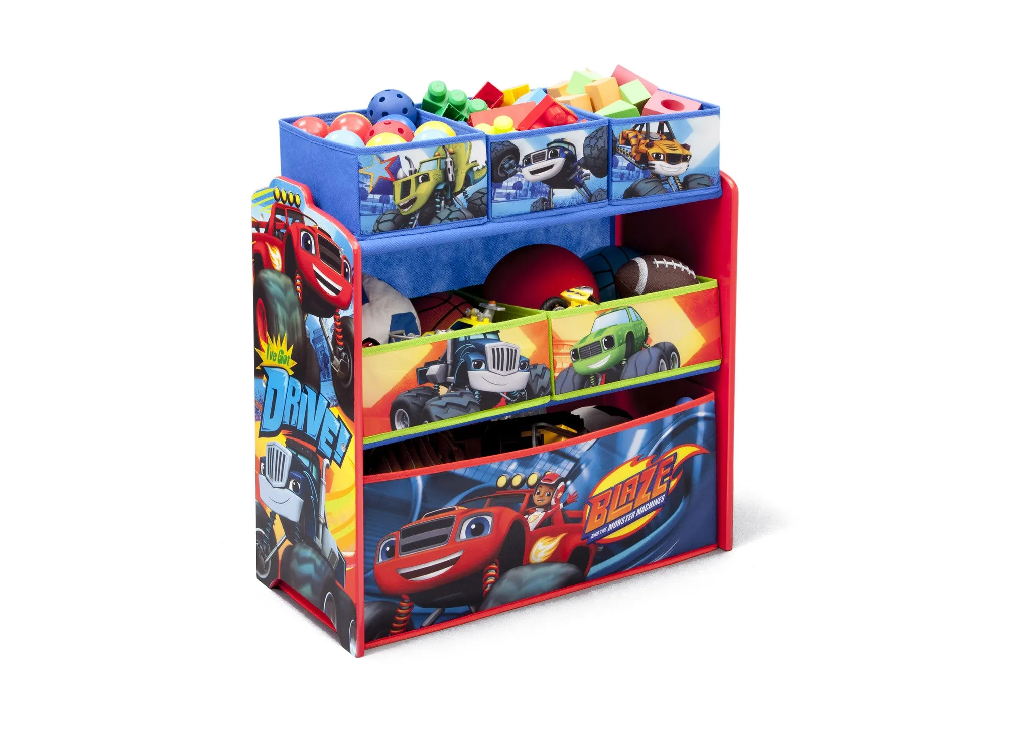Blaze and the Monster Machines Multi-Bin Toy Organizer