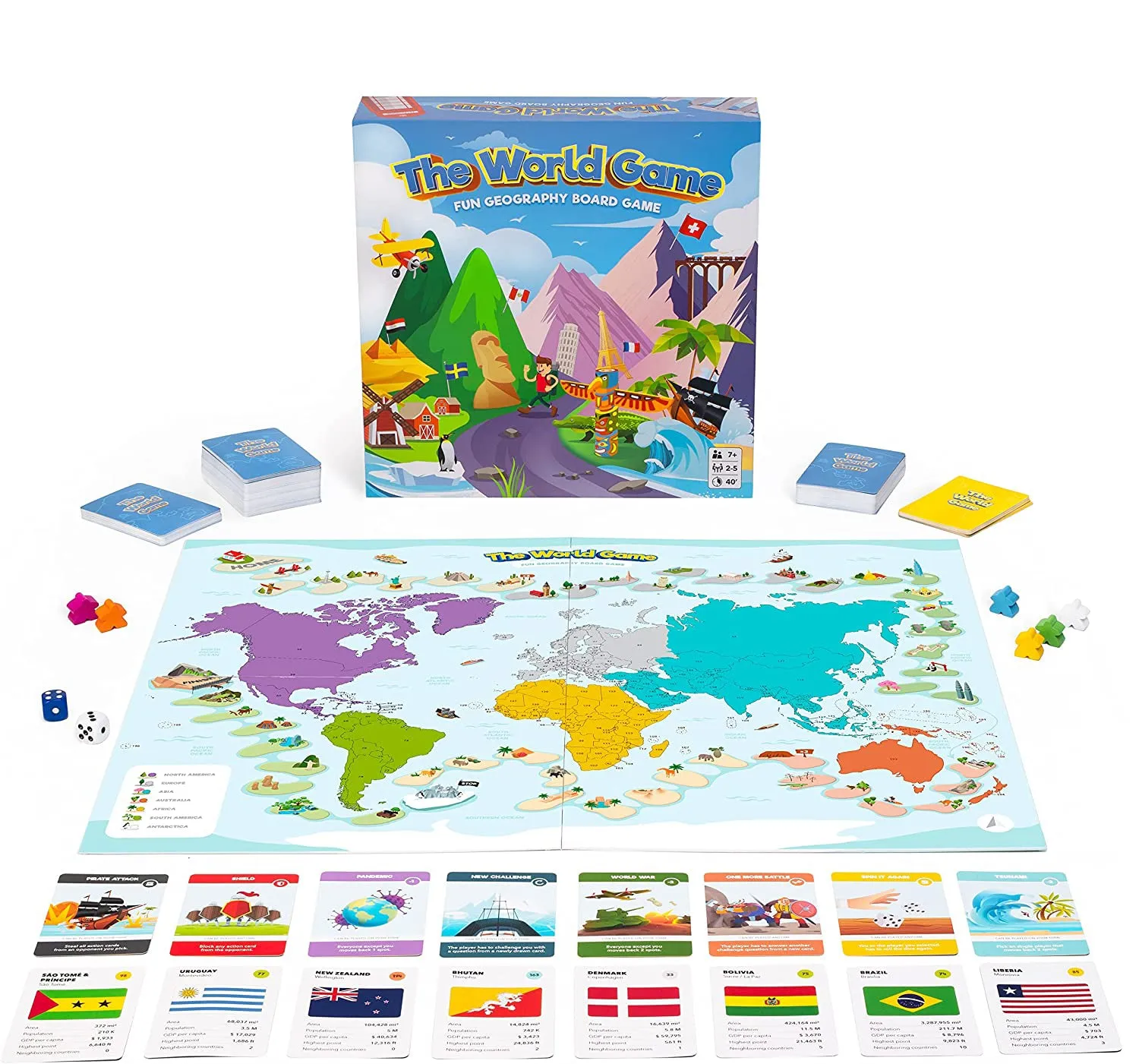 Board game The World Game: Fun Geography