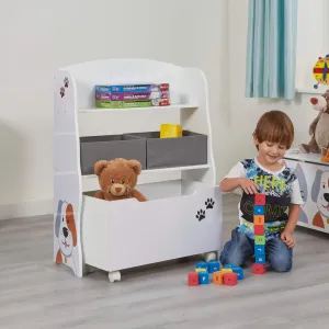 Cat & Dog Storage Unit with Rollout Toy Box
