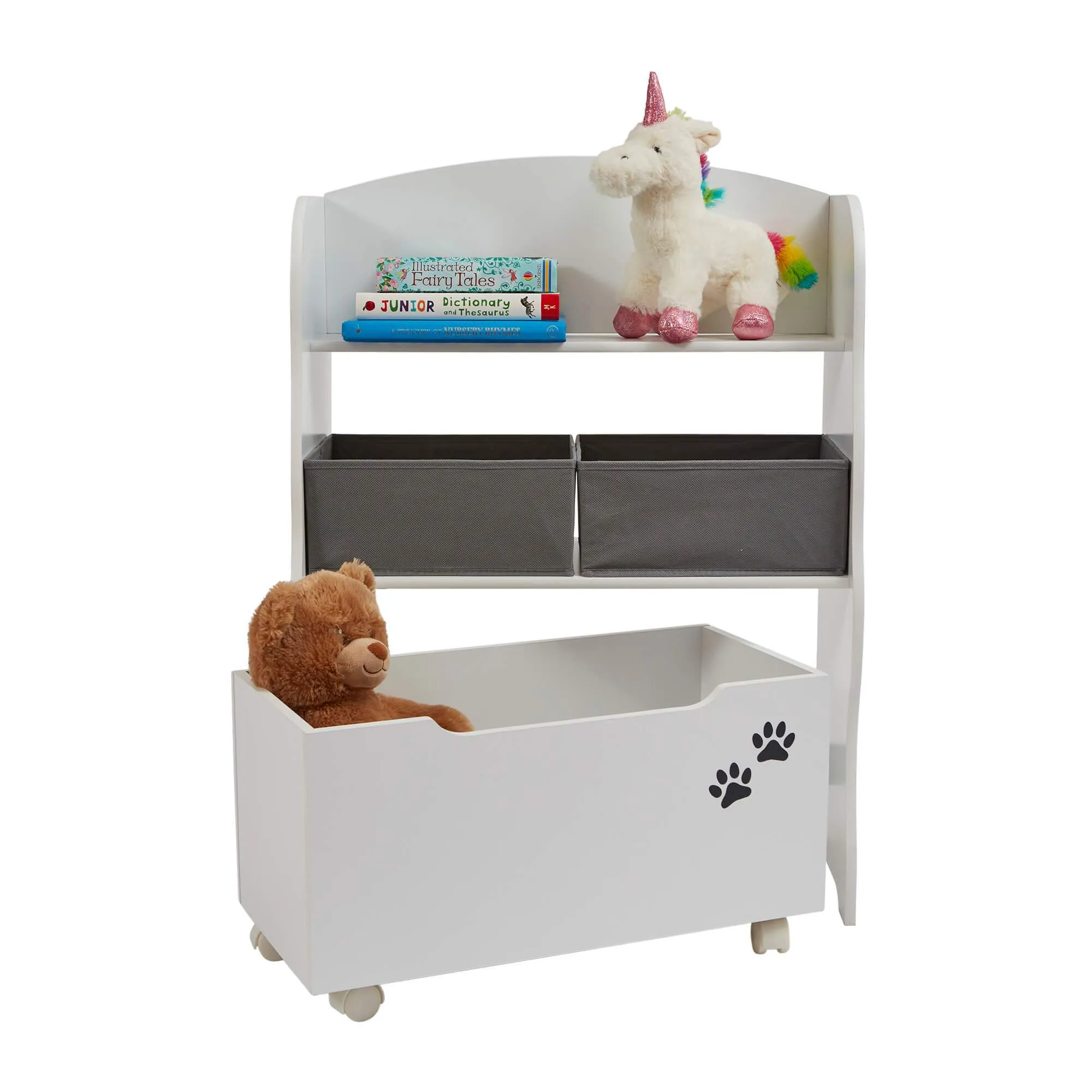 Cat & Dog Storage Unit with Rollout Toy Box