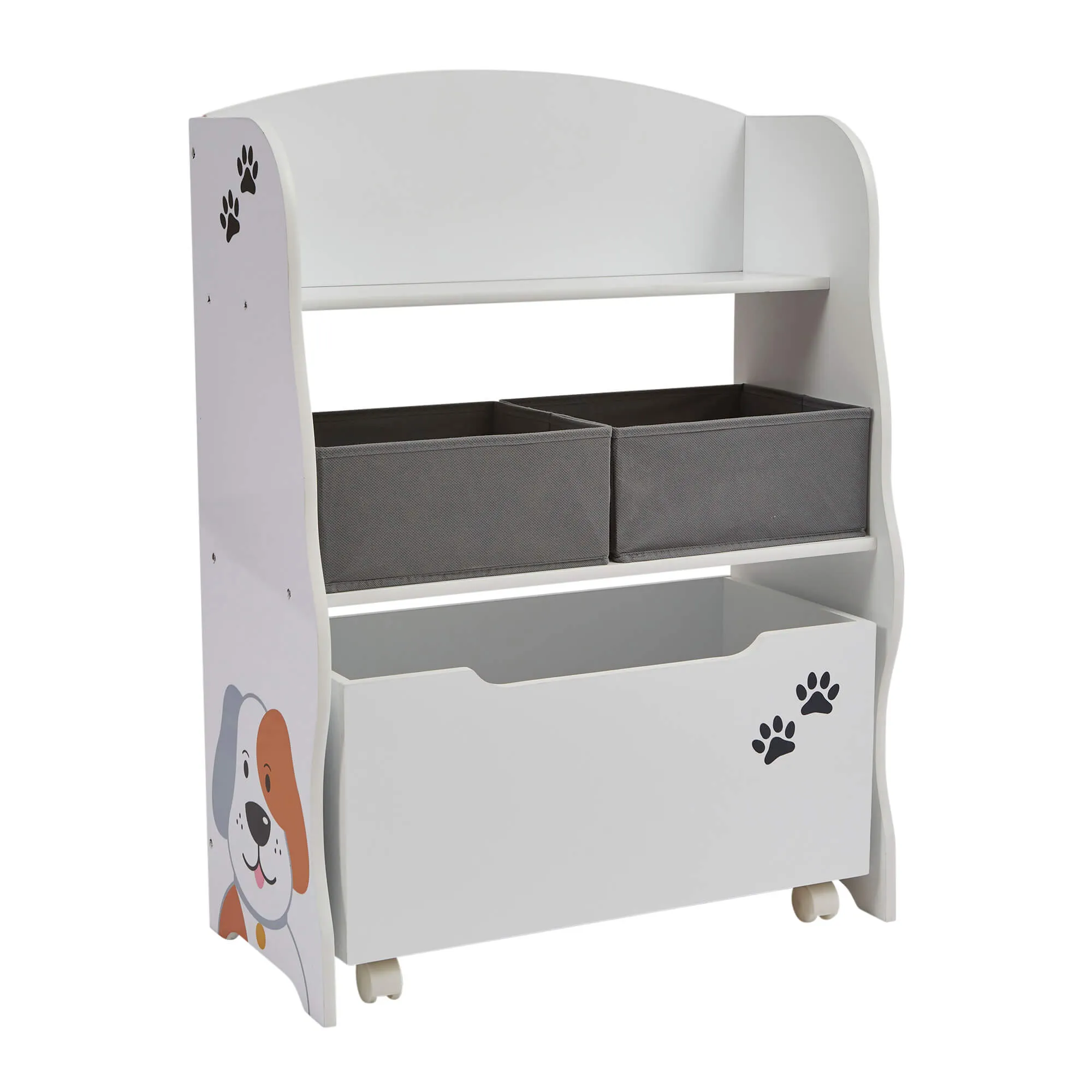 Cat & Dog Storage Unit with Rollout Toy Box