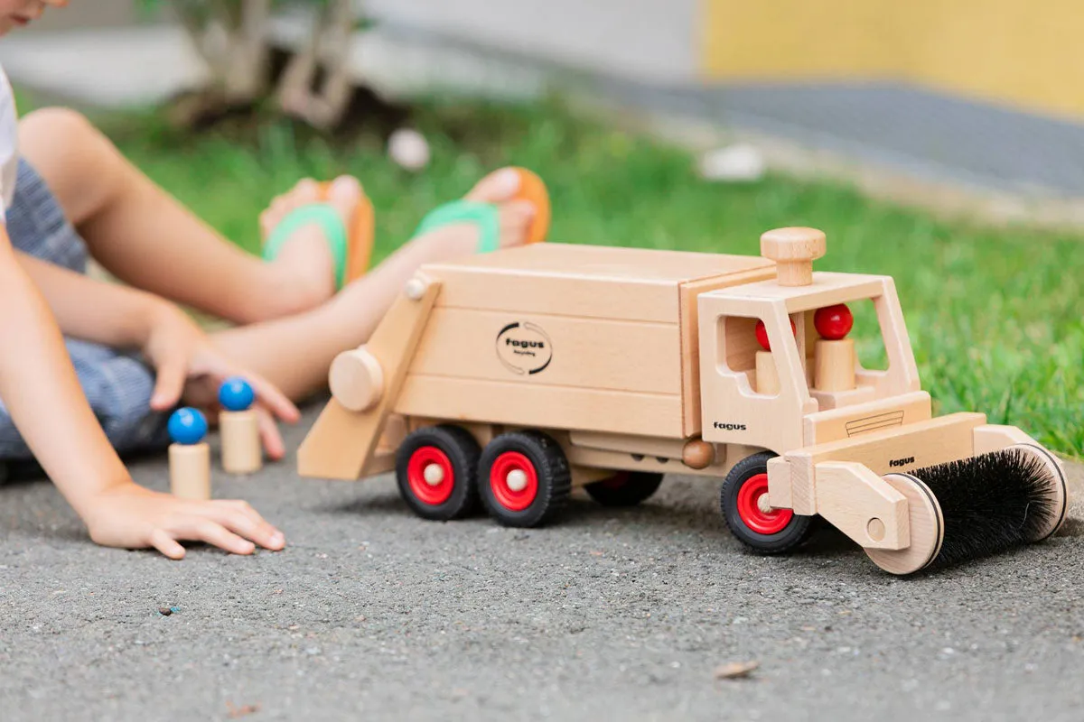 Fagus Wooden Garbage Tipper Truck