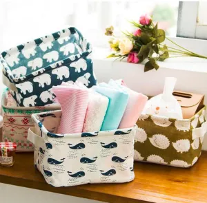 Foldable Linen Storage Basket