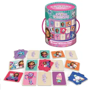 Gabby's Dollhouse Memory Game for Kids - Fun Family Travel Game, Compact & Portable Design, Classic Character Matching Toy