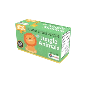 Games & Puzzles Jungle Animals - (6 Puzzle   20 Flash Cards)