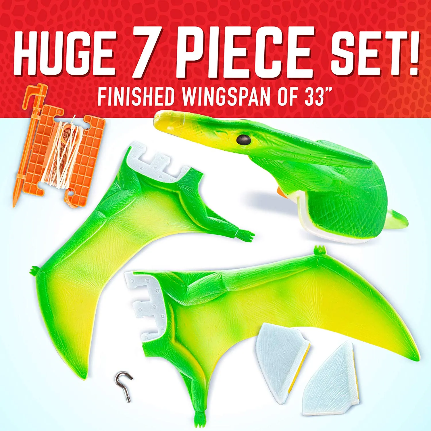 GeoGlide Giant Freedom PTERODACTYL Realistic Soaring Bird Glider with 33" Wingspan