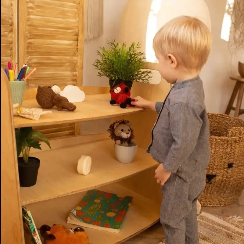 Goodevas Montessori-Holzspielzeug-Regal