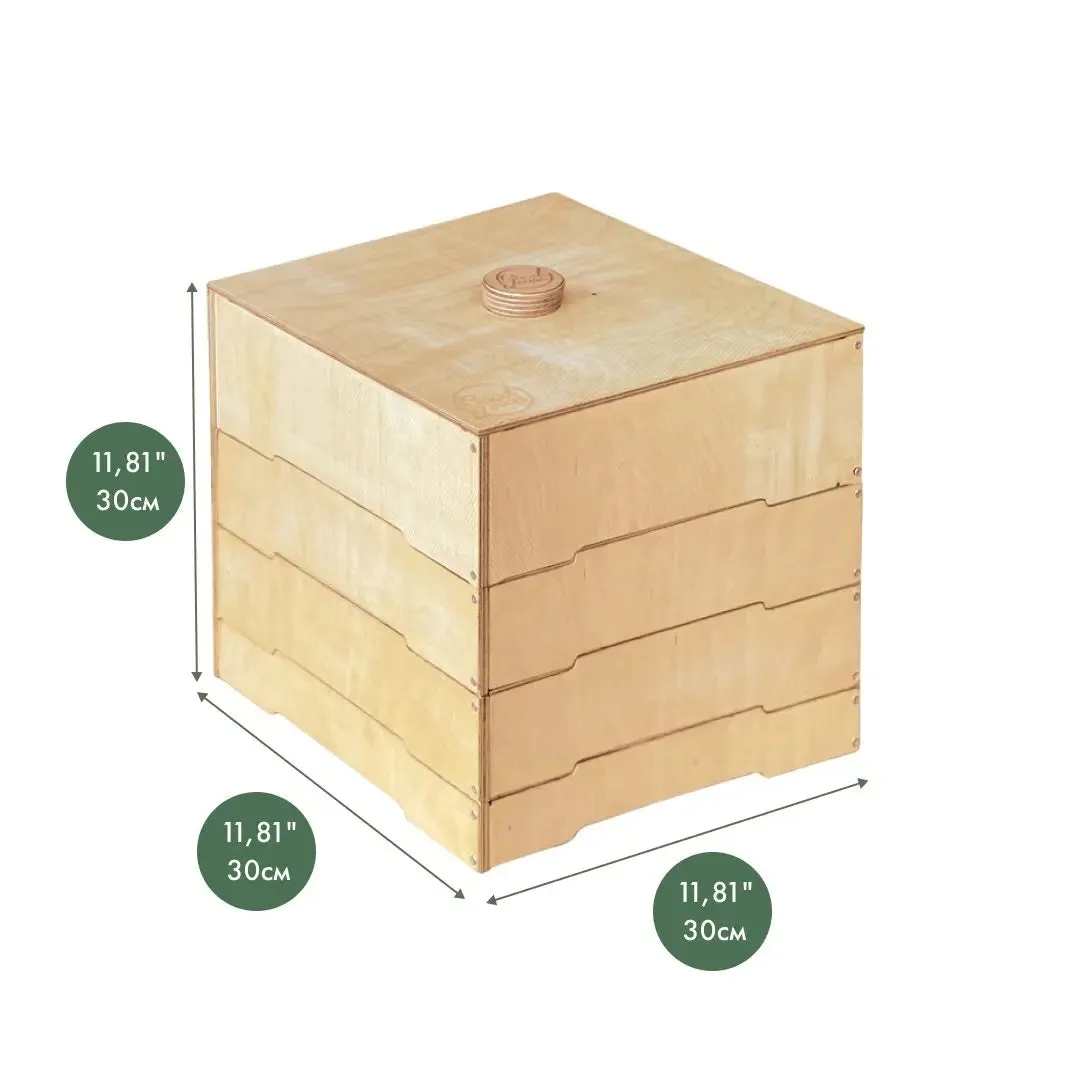 Goodevas Spielzeugaufbewahrung aus Holz
