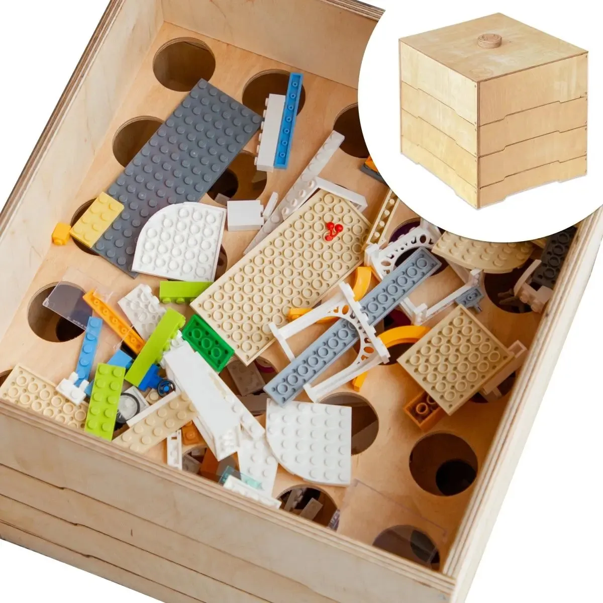 Goodevas Spielzeugaufbewahrung aus Holz