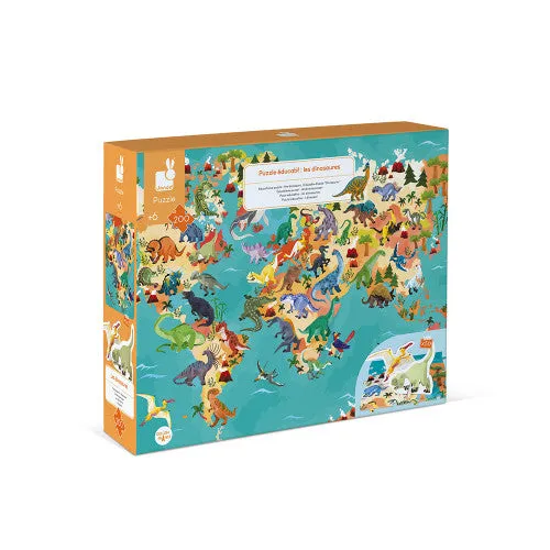 Janod Education Puzzle - The Dinosaurs
