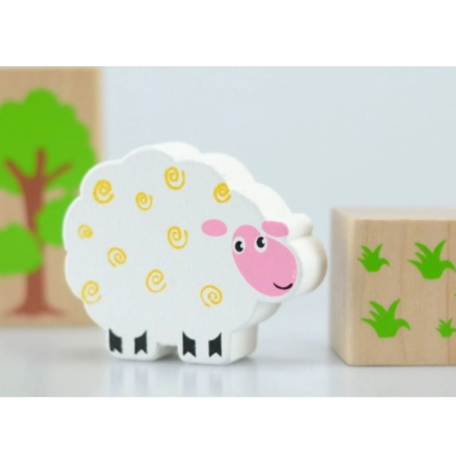 Jumini Wooden Farm Block Set