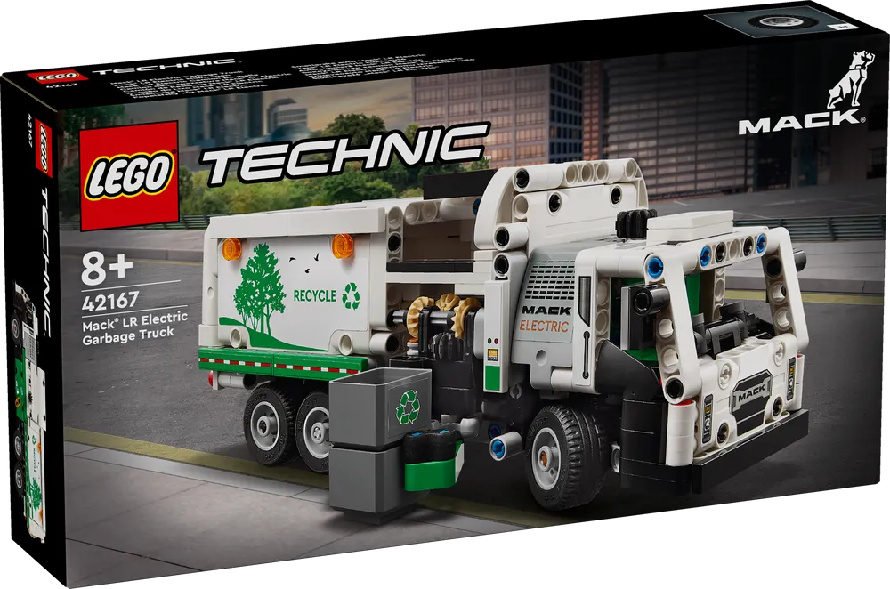 LEGO Technic Mack LR Electric Garbage Truck 42167