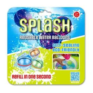 Magnetic Self-Sealing Reusable Water Balloons 4 Pack