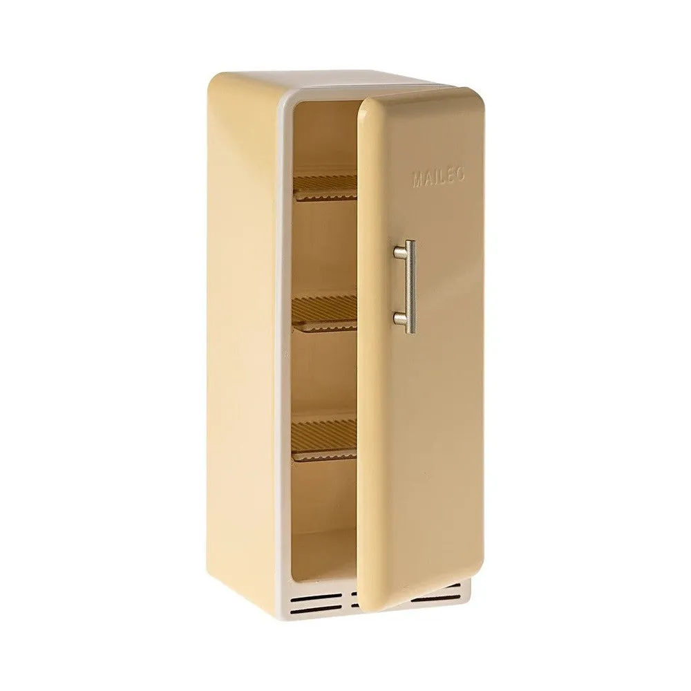 Maileg miniature fridge - yellow