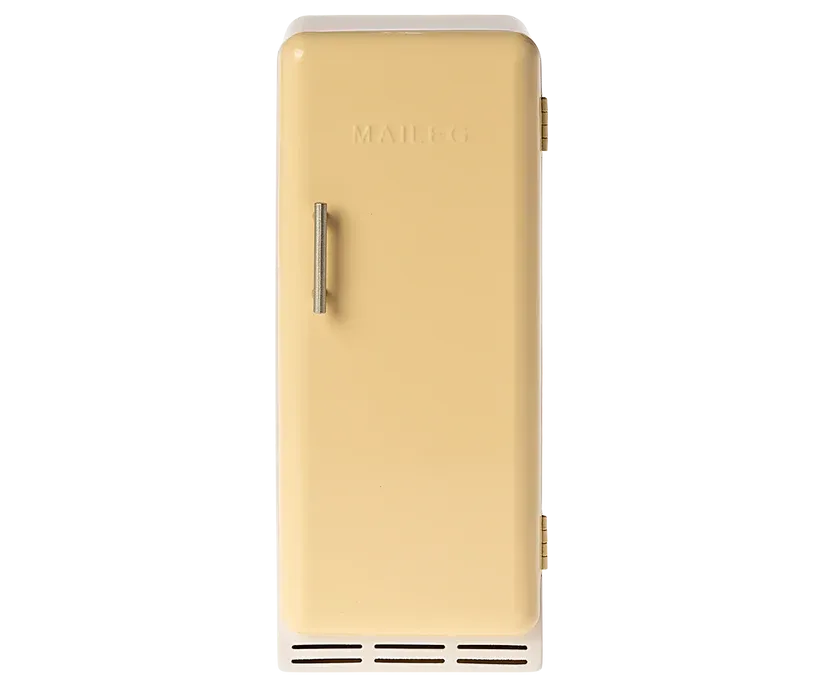 Maileg Miniature Fridge - Yellow