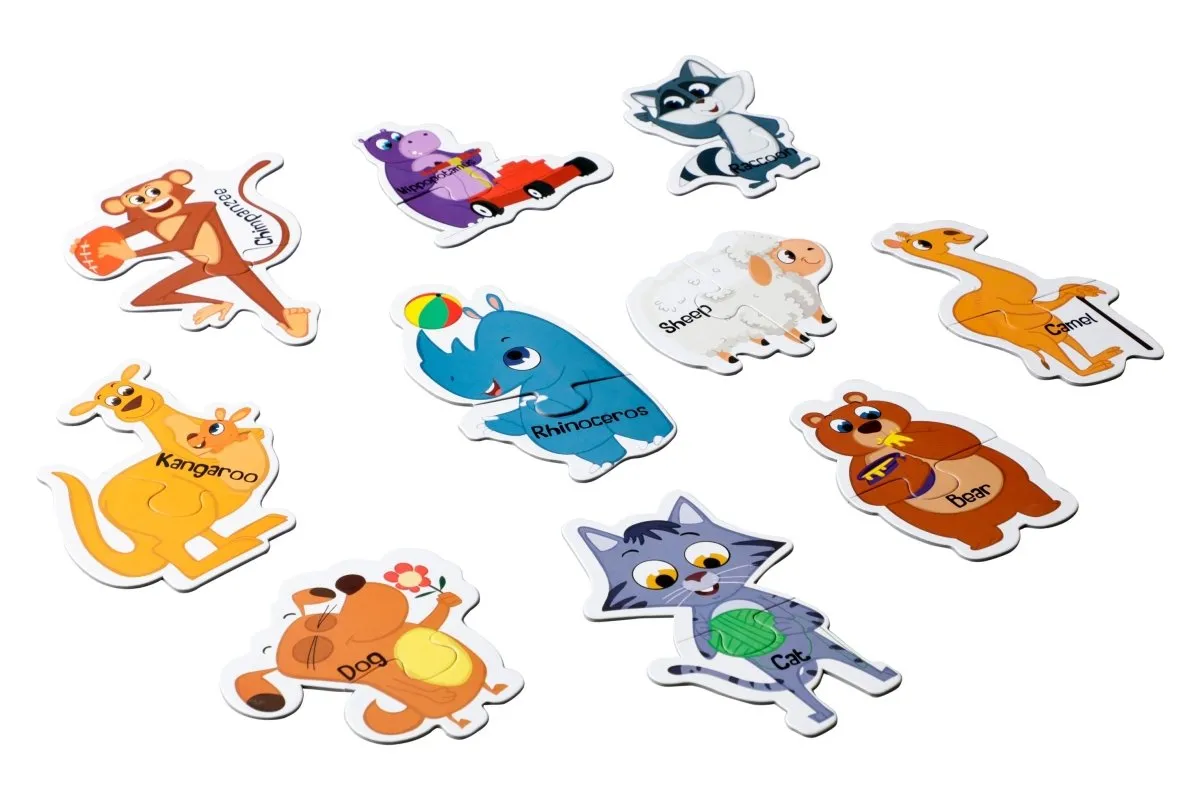 Majestic Book Club ANIMALS-EASY PEASY PUZZLE