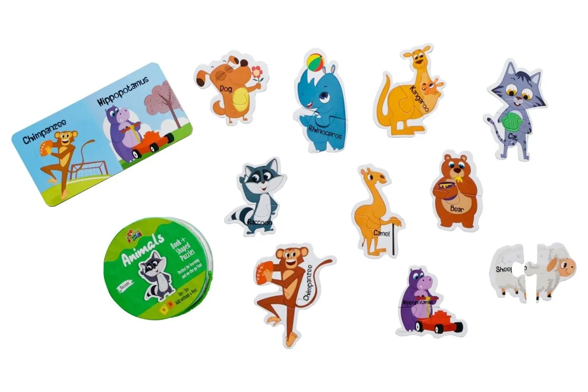 Majestic Book Club ANIMALS-EASY PEASY PUZZLE