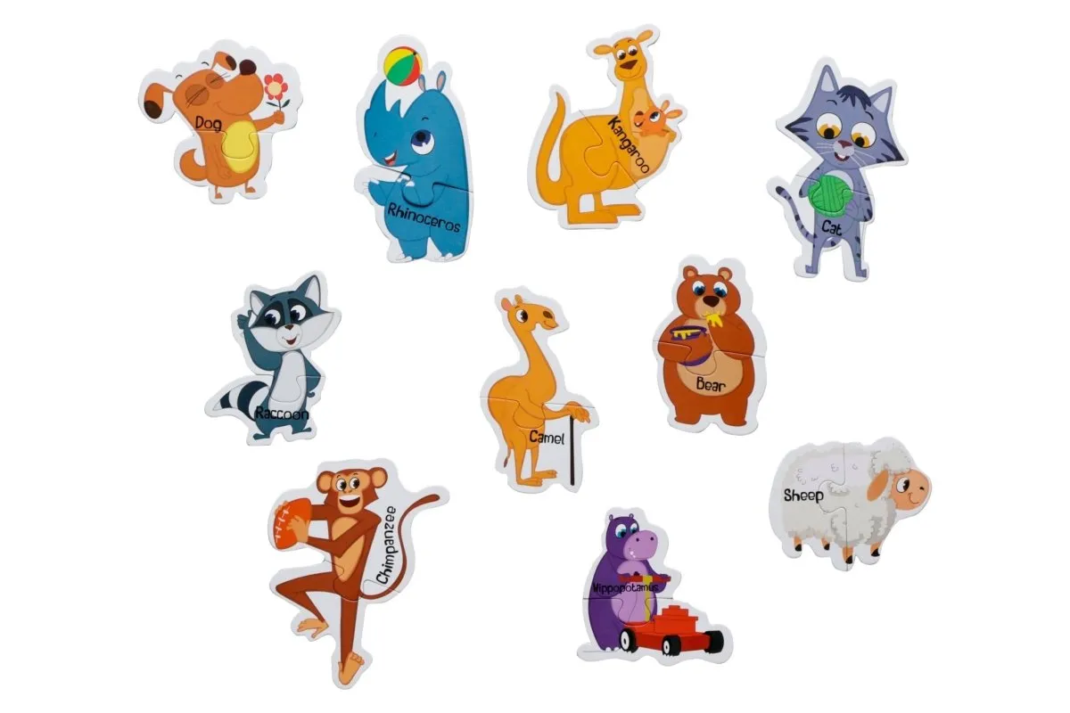 Majestic Book Club ANIMALS-EASY PEASY PUZZLE