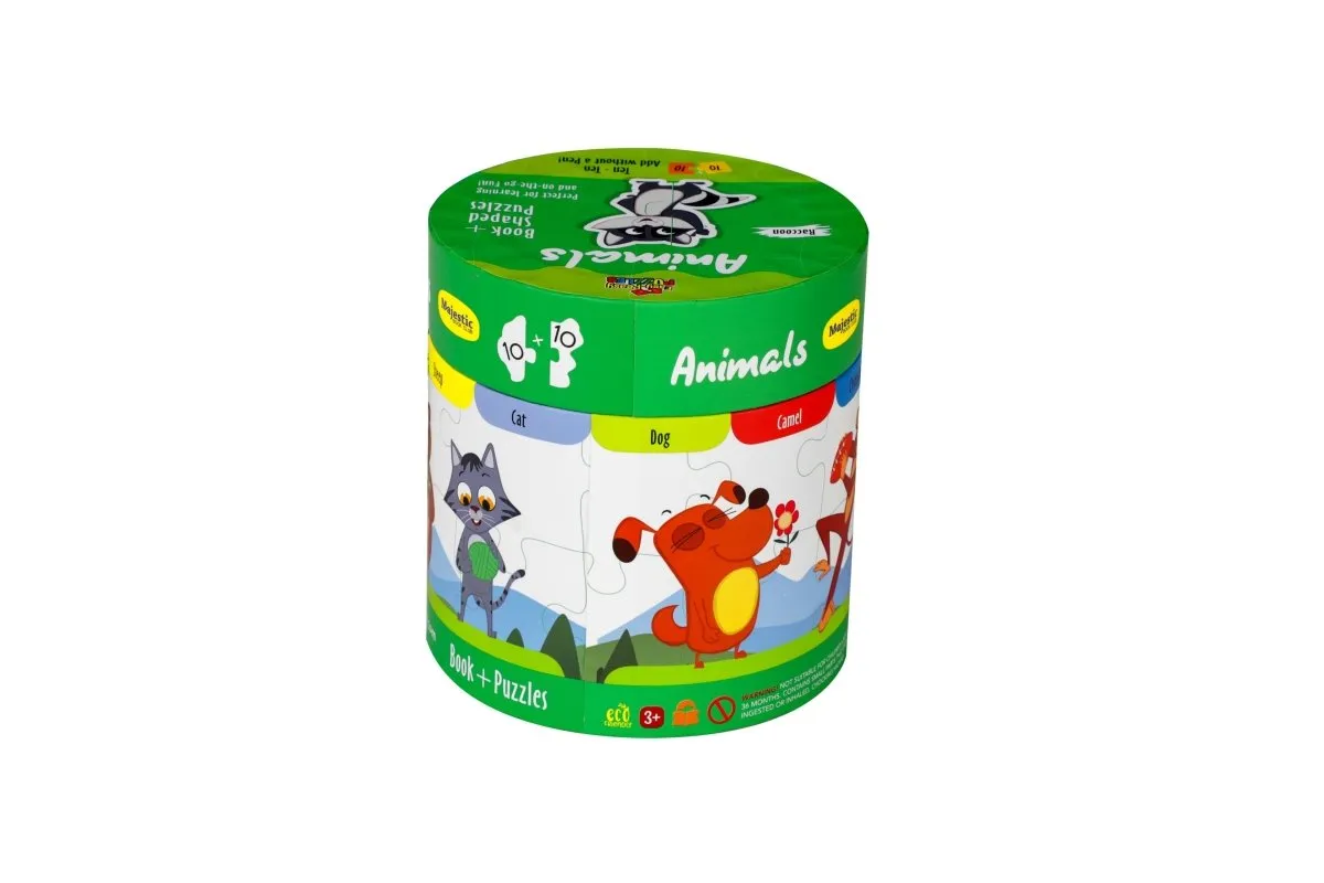Majestic Book Club ANIMALS-EASY PEASY PUZZLE