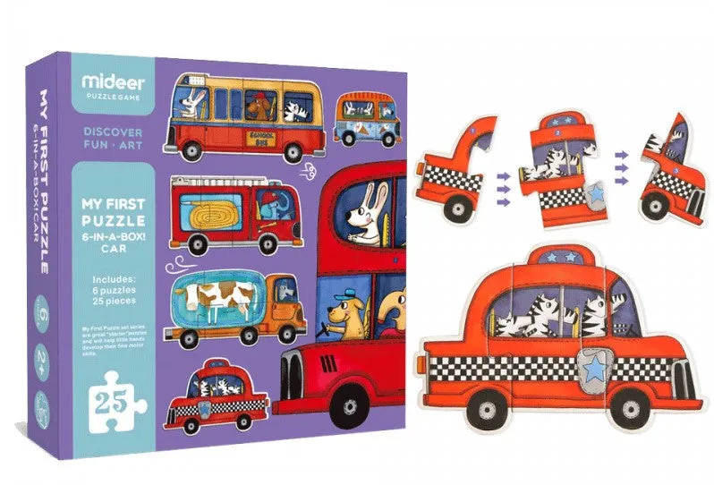 My First Puzzle: Car 25pc (3-6pc puzzles)