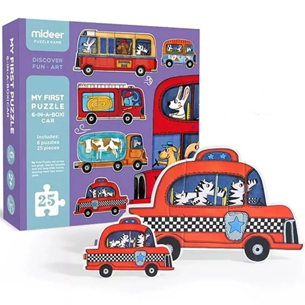 My First Puzzle: Car 25pc (3-6pc puzzles)