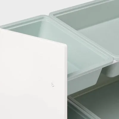Open Box - Kids' 6 Bin Storage White - Pillowfort
