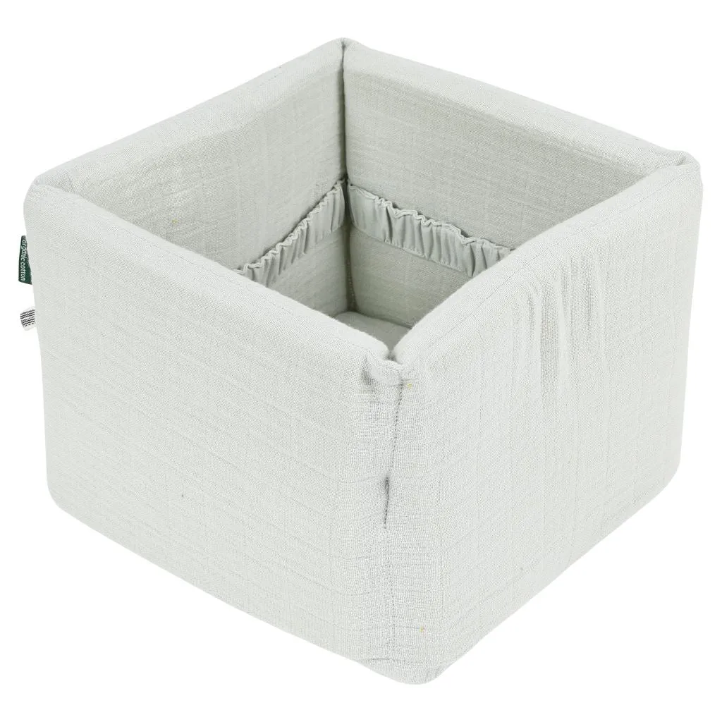 Organic Nursery Basket Bliss Grey