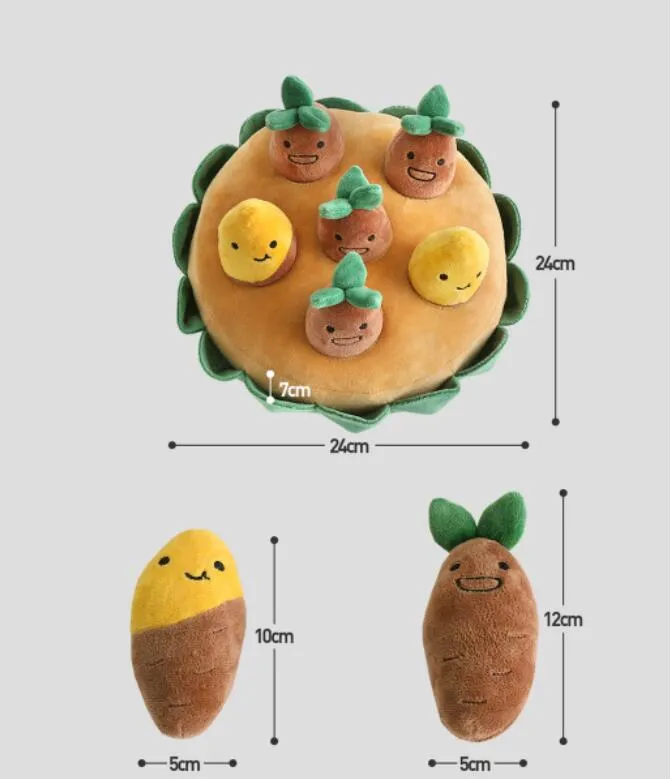 Pawsitively Sweet Potato Dog Toys