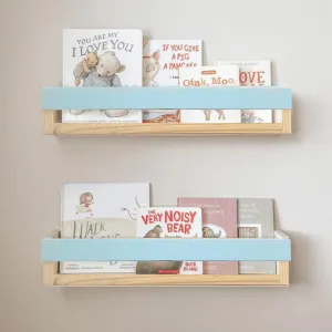 Pine Wall Shelf - Baby Blue
