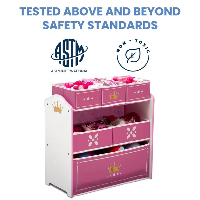 Princess Crown Multi Bin Toy Organizer | COD Not Available