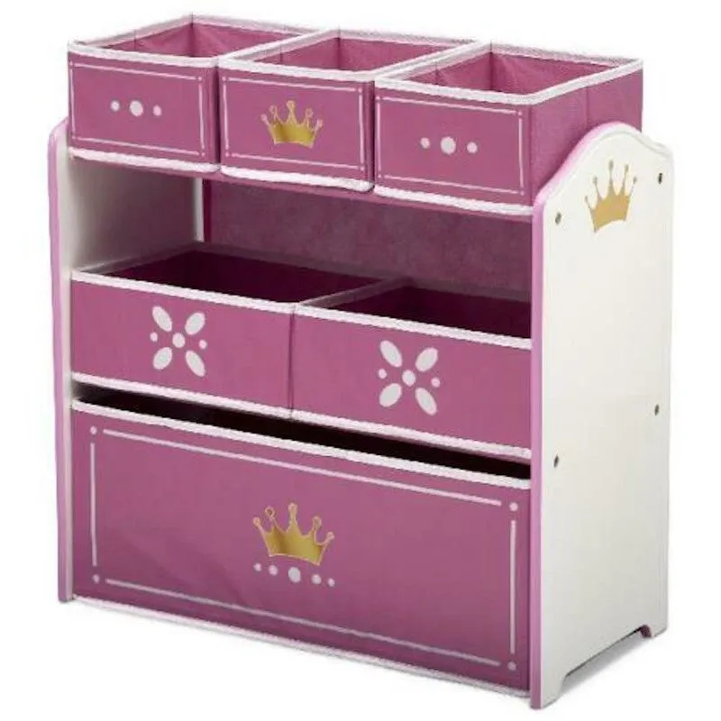 Princess Crown Multi Bin Toy Organizer | COD Not Available