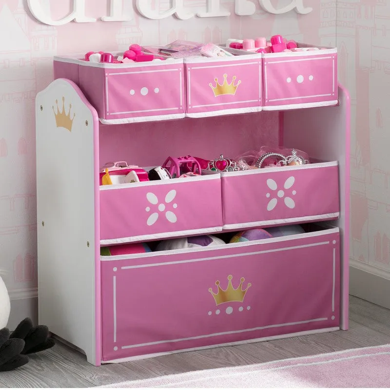 Princess Crown Multi Bin Toy Organizer | COD Not Available