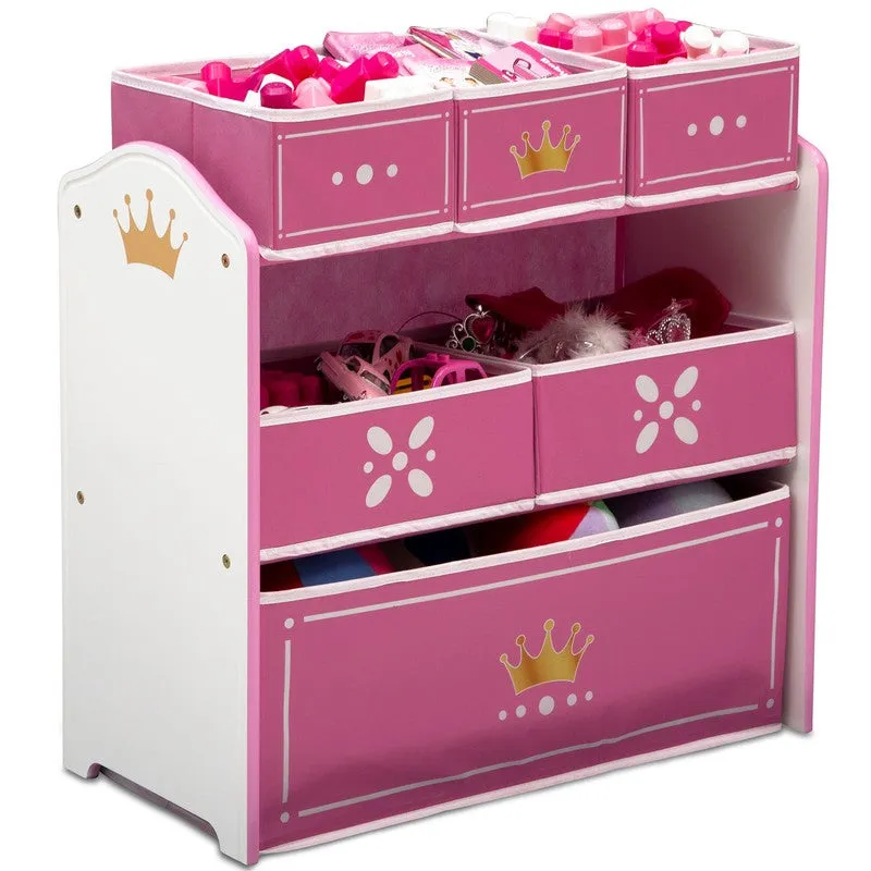 Princess Crown Multi Bin Toy Organizer | COD Not Available