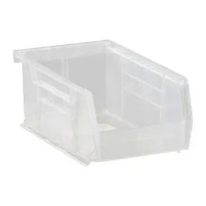 Quantum QUS220CL Ultra Clear-View Stack & Hang Bins, 4.13" x 7.38" x 3"