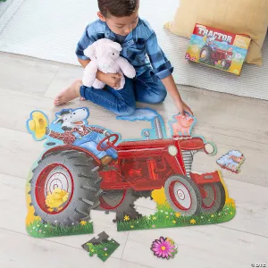 Shiny Tractor Floor Puzzle - 47pc